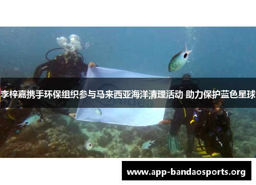 李梓嘉携手环保组织参与马来西亚海洋清理活动 助力保护蓝色星球